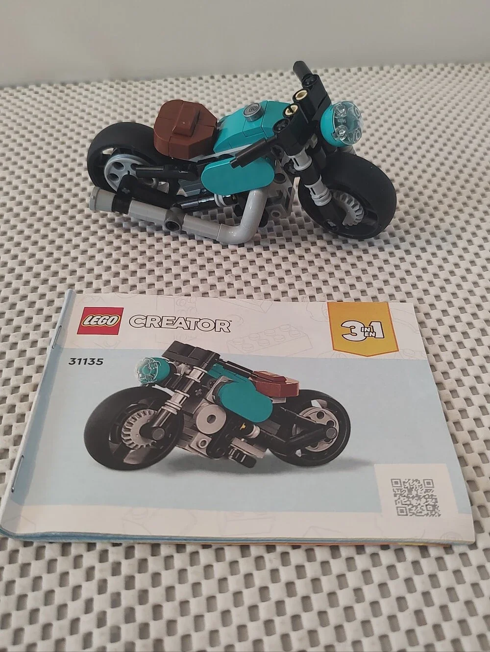 Lego 31135 Creator Vintage Motorcycle Gently Used Building Toy Set